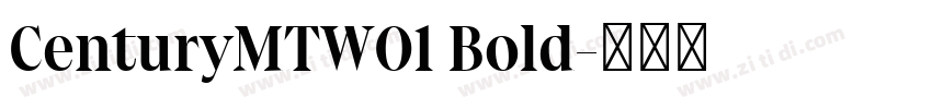 CenturyMTW01 Bold字体转换